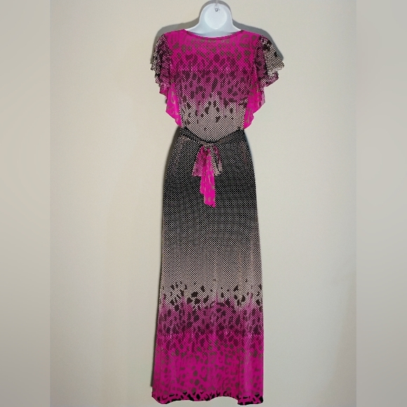 Multi-Patterned Long Dress - Picture 7 of 7